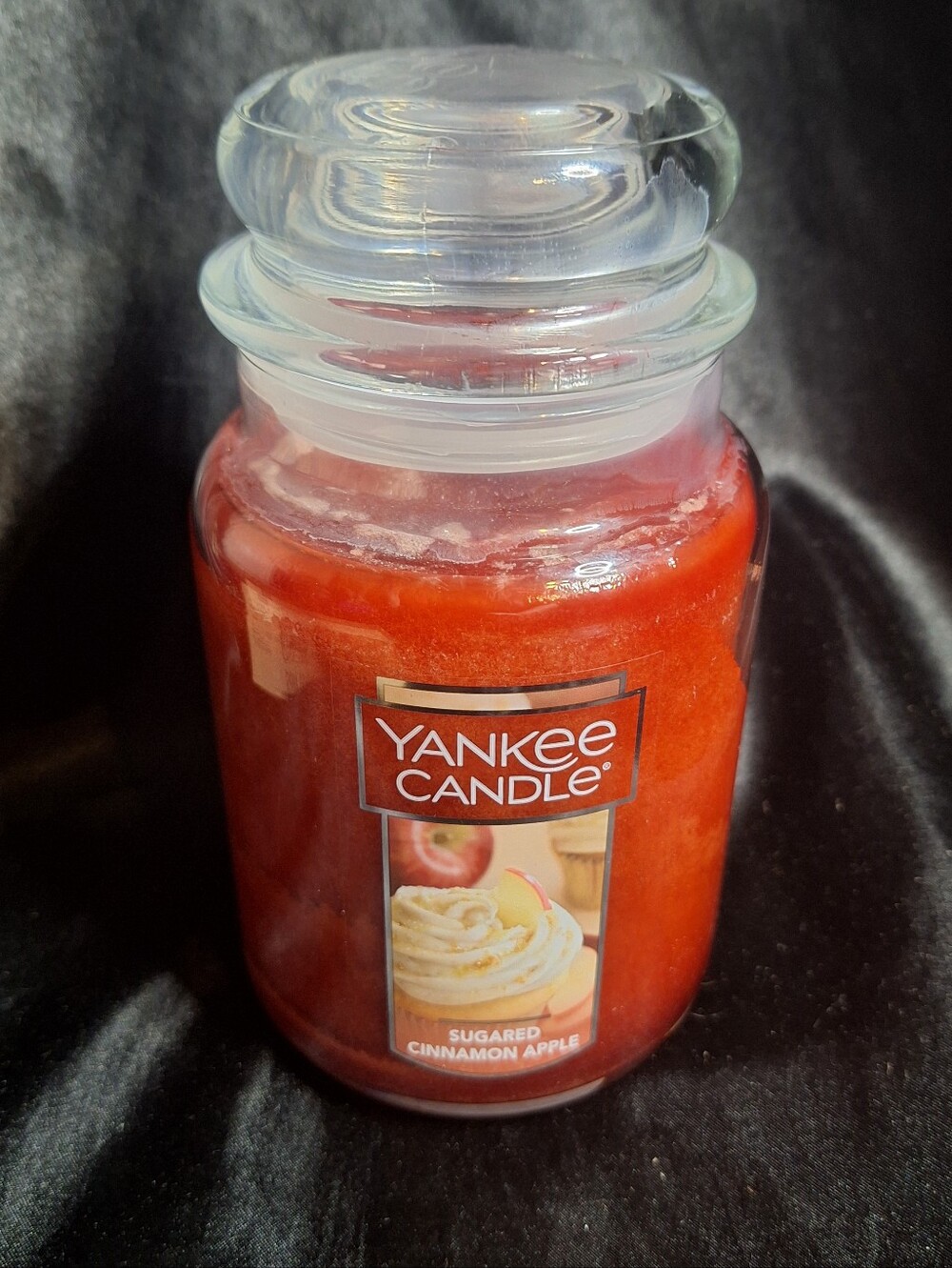 New Sugared Cinnamon Apple Yankee Candle~22 Oz~Fall~Thanksgiving